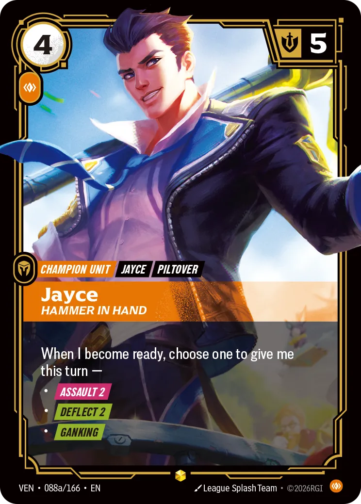 Jayce, Hammer in Hand (Alternate Art)