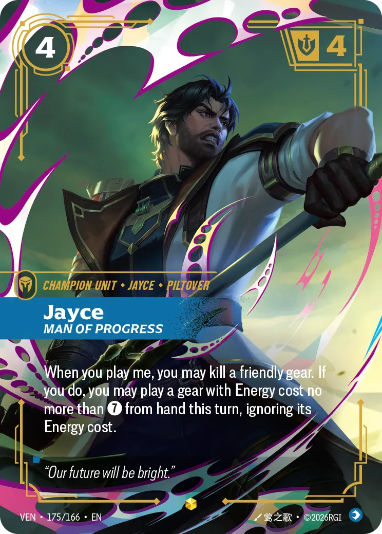 Jayce, Man of Progress