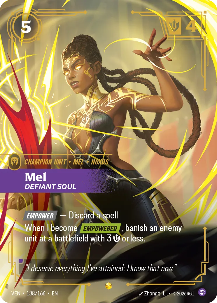 Mel, Defiant Soul
